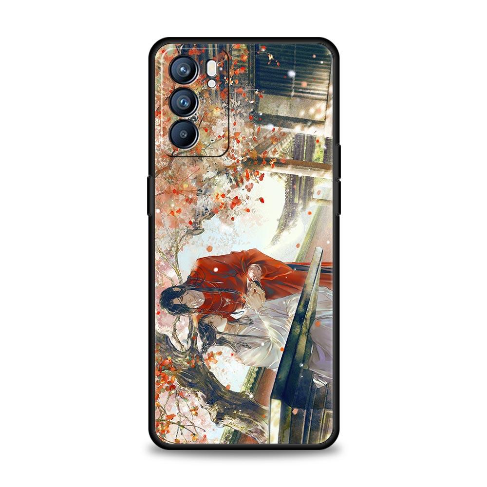 Heaven Official’s Blessing Phone Case For Oppo A54 A53 A52 A9 2020 A15 A95 A16 A76 A74 A12 Find X5 Reno7 Reno6 Pro Plus 5G Cover