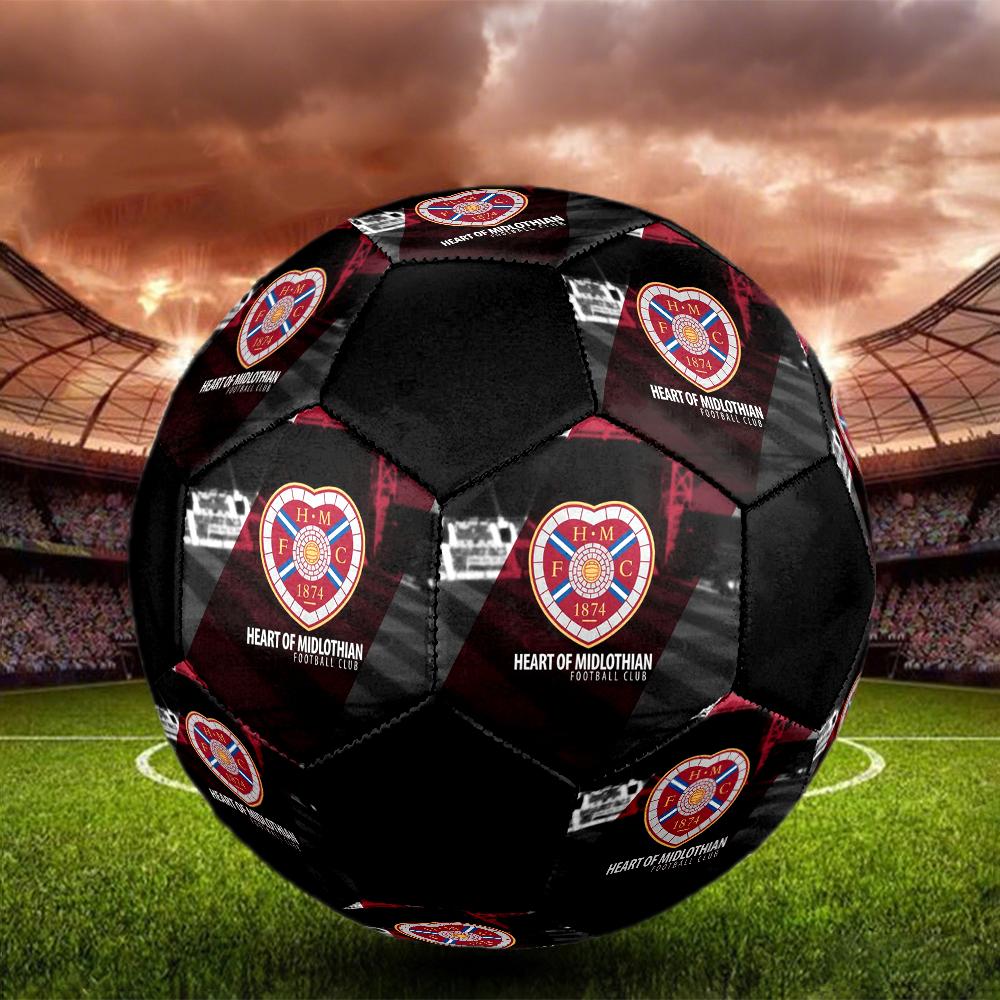Hartes Football Club Indoor Soccer Ball Colorful Machine Stitched PVC Size 5 Team Training Competition Ready Durable High-Bounce Cool Sports Gift
