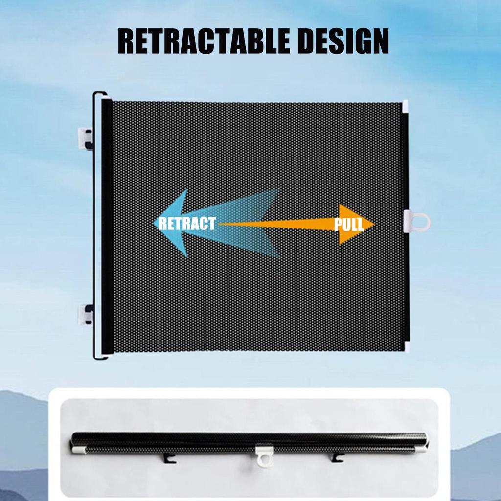 Retractable Gates For Dogs Cat Gate Suction Cup Foldable Fence Portable Adjustable Anti-jump 19.69x49.21in Child-proof For