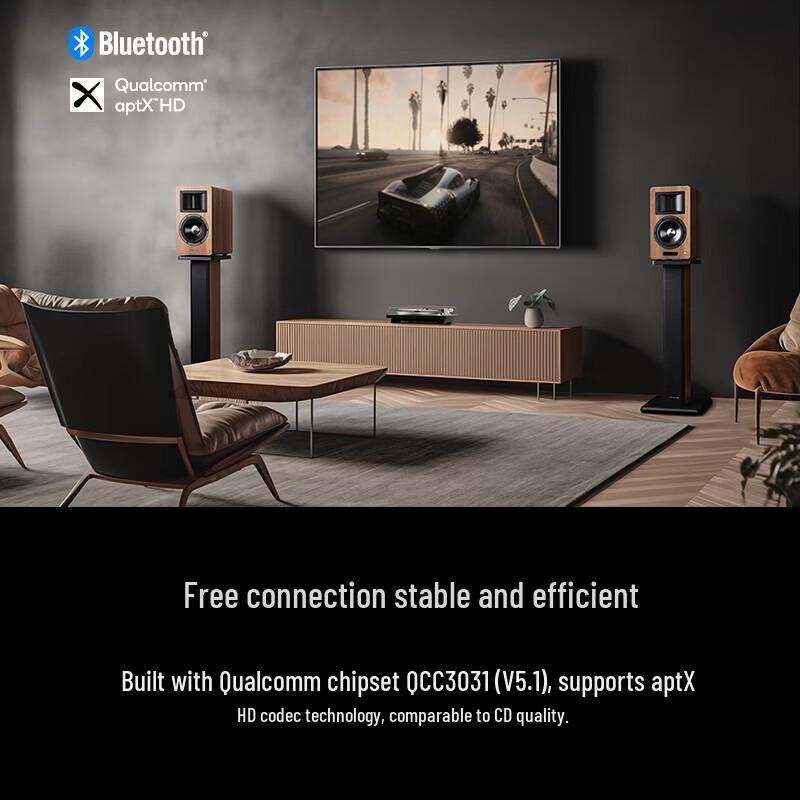 Edifier AIRPULSE A200T Bluetooth HIFI Bookshelf Speakers CN Plug (adapter Included)
