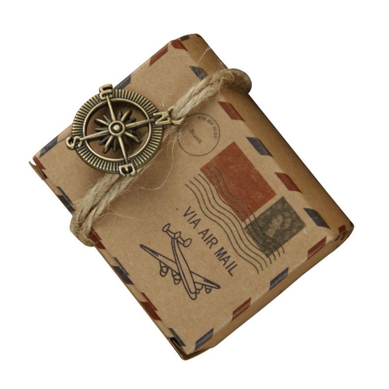 

European Retro Mailing Candy Box Creative Kraft Paper Candy Box Packaging Carton