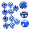 GRIRIW 10pcs Die Tire Valve Caps Air Valve Caps Tire Caps Truck Valve Stem
