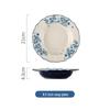 Luxury National Tide Style Ceramic Bowl & Plate Set - Underglaze Color, Ideal for Rice, Soup, and More.