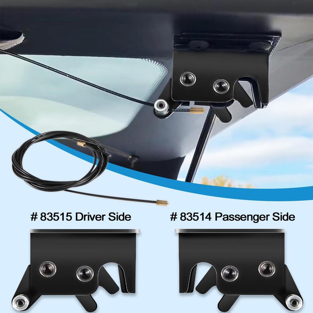 Truck Accessory for 100XL / 180XL 700 83515 83514 Replacement Door Rotary Latches Truck Caps Rotary Latch