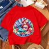 Popular Cartoon Children Tee Stitch Street Fashion For Boys Girls Summer Lightweight Casual Wear 3-14Y