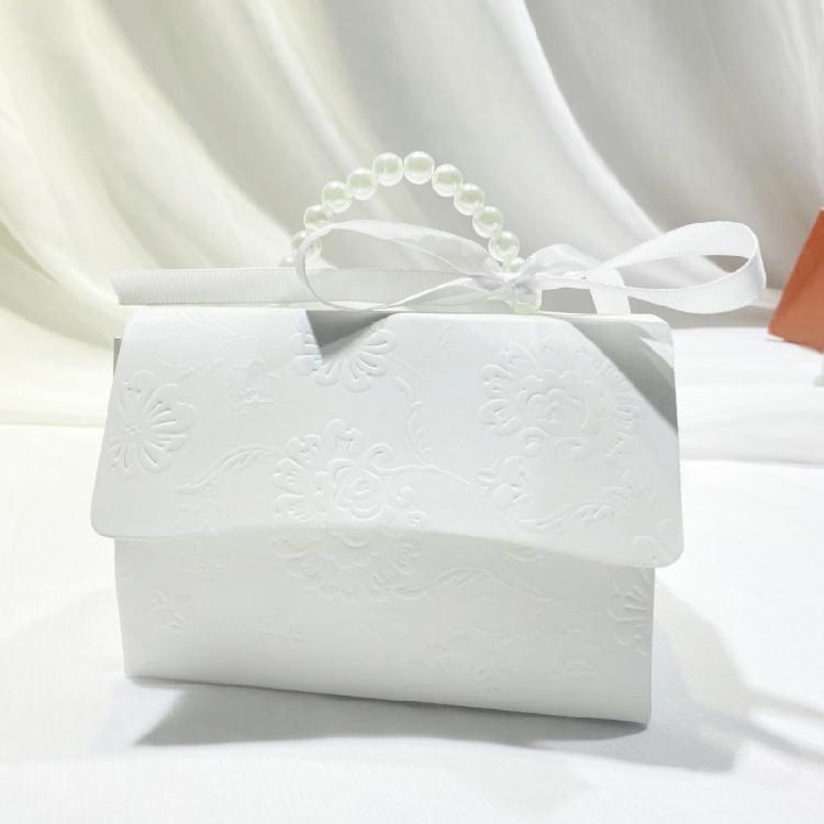 10Pcs Wedding Candy Boxes Handbag Candy Boxes Bag Chocolate Treat Gift Boxes