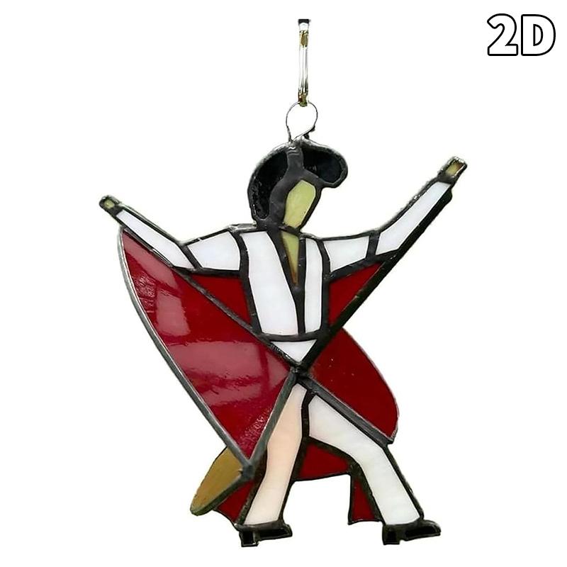 

3D Танцующий узор для витражного спиннера, Ловушки для солнца - Мелодия Мемфиса Витражные спиннеры ручной работы