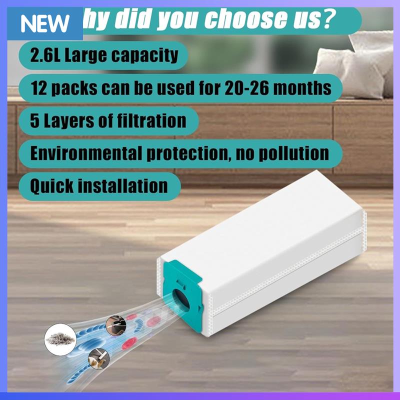 A60P VCA-ADB953 For  BESPOKE Jet Cordless Stick Vacuum Dust Bags, Disposable Replacement For Model For VS20A95923W