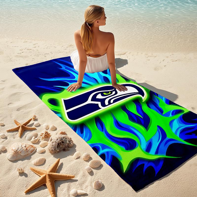 1Pc San Francisco Football Heritage Beach Towel Microfiber Beach Towel Thin Absorbent For Beach Swimming Yoga Bath Sports 0917174