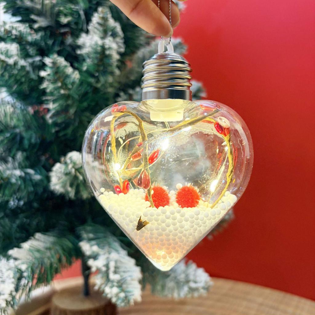 LED Luminous Pentagon-Star Christmas Ornament for Tree Decoration