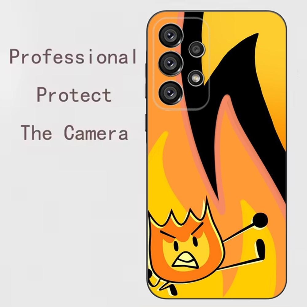 

Bfdi Battle For Dream Phone Case For Samsung Galaxy A91,A80,A73,A72 ,A71,A53A52,A32 ,A31A22,A21s,A20,Black Cover Samsung a41