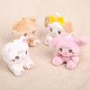 Plush Animal Keychain Stuffed Cartoon Dog Cat Rabbit Bear Doll Key Ring Pendant Bag Charm Backpack Hanging Decoration