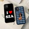 Singer SZA SOS Phone Case For IPhone 16 15 14 11 12 13 Pro Max X Plus XS MAX Translucent Matte Cover