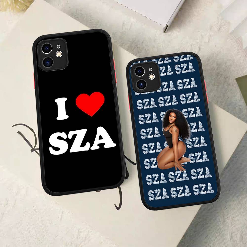 Singer SZA SOS Phone Case For IPhone 16 15 14 11 12 13 Pro Max X Plus XS MAX Translucent Matte Cover