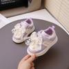 Spring and Autumn New Children's Shoes Non-slip Soft Sole Lightweight Baby Shoes Girls Princess Bow Versatile Sneakers