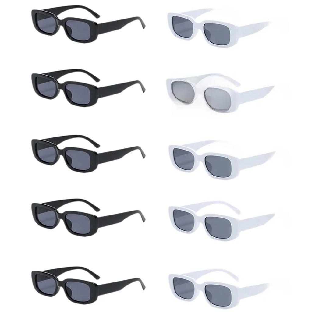 10PC Fashion Summer Sunglasses Aesthetic Summer Shades Eyeglasses For Men