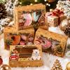 6pcs Sturdy Structure Holiday Gift Packaging Cartoon Empty Chocolate Box  Office Exchanges
