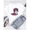 Bungou Stray Dogs T-Shirt Women Crew White Basic Tee Aesthetic Cloth Accessories Short Sleeve O-Neck Female Summer Casual Top