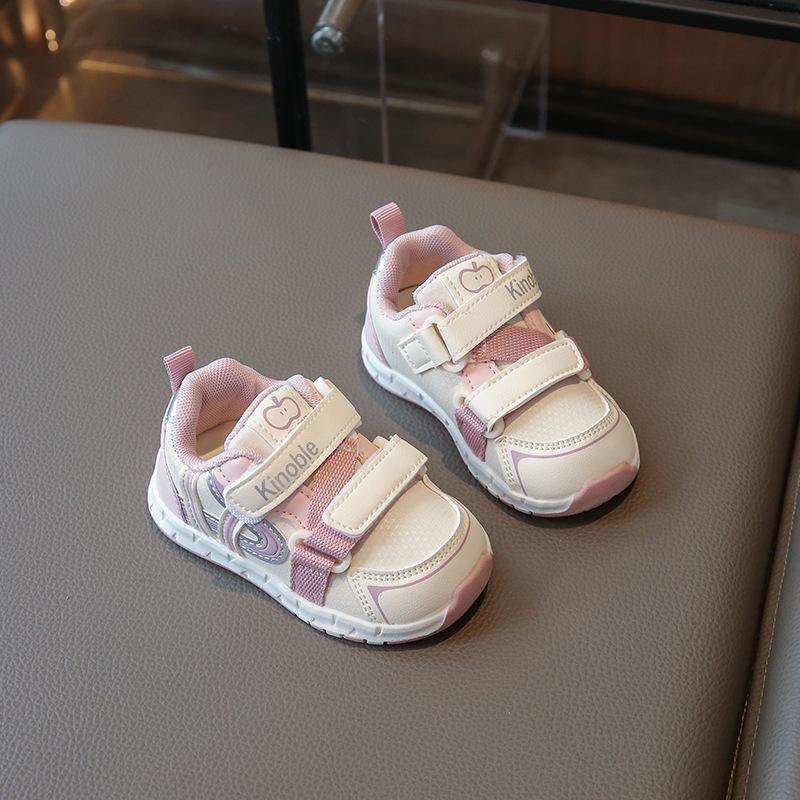 Classmates new spring and autumn models boys and girls baby toddler shoes 1 to 2 years old soft baseplate shoes infants and children sports