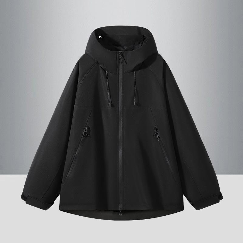 Camping Waterproof Outdoor Hooded Jacket for Men and Women Autumn Windproof Casual Sports Mountaineering Jacket