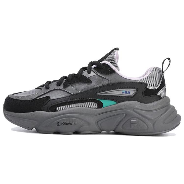 New FILA Mars 1S Breathable Retro Sneakers 'Grey Black' Women's F12W322109FFA