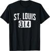St. Louis 314 Area Code Vintage City Pride Design T-Shirt