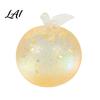 Portable Hand Therapy Squeeze Toy Maltose Glitter Apple Stress Ball Soft TPR Slow Rising Fidget Rubber for Anxiety Relief Cute Fruit Decompression