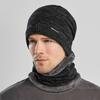 Winter cold weather gear neck warmer, mock toshi beanie fashion hat set