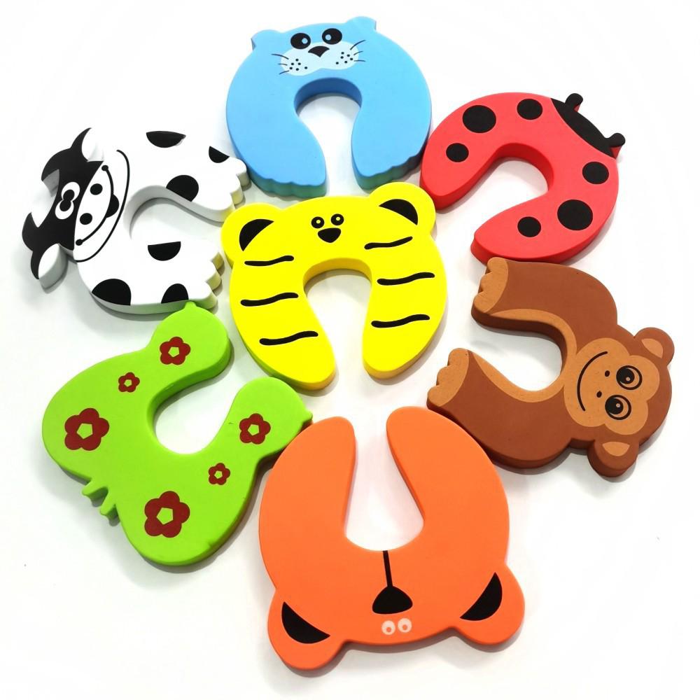 8Pcs Finger Pinch Guard Door Stopper EVA C Shape Protection Baby Safety Foam Door Clamp Child or Pet From Getting Locked In Room