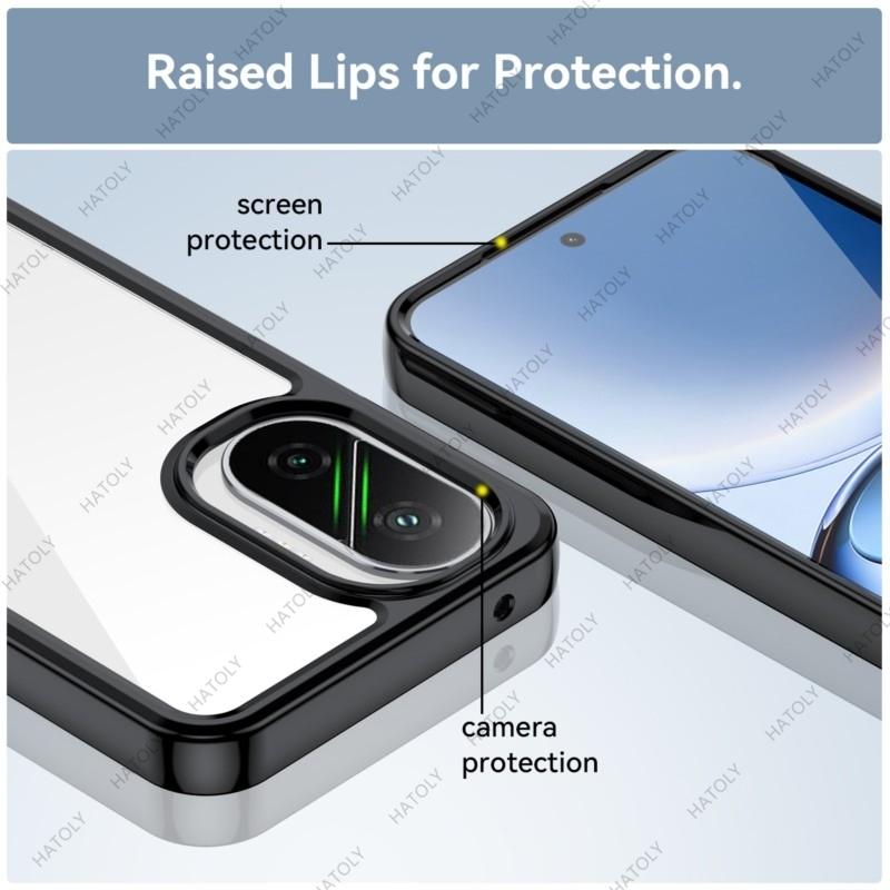 Για Xiaomi Poco F7 5G Θήκη Xiaomi Poco F7 Κάλυμμα TPU Περίγραμμα Ακρυλικό Πίσω Μέρος Προστατευτικές Θήκες Τηλεφώνου Για Xiaomi Poco F7 5G Funda