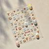 Fruit Party Nail Art Sticker Pineapple Pitaya Kiwi Fruit Apple Watermelon Strawberry Orange Pomegranate Peach Fig Manicure Decal