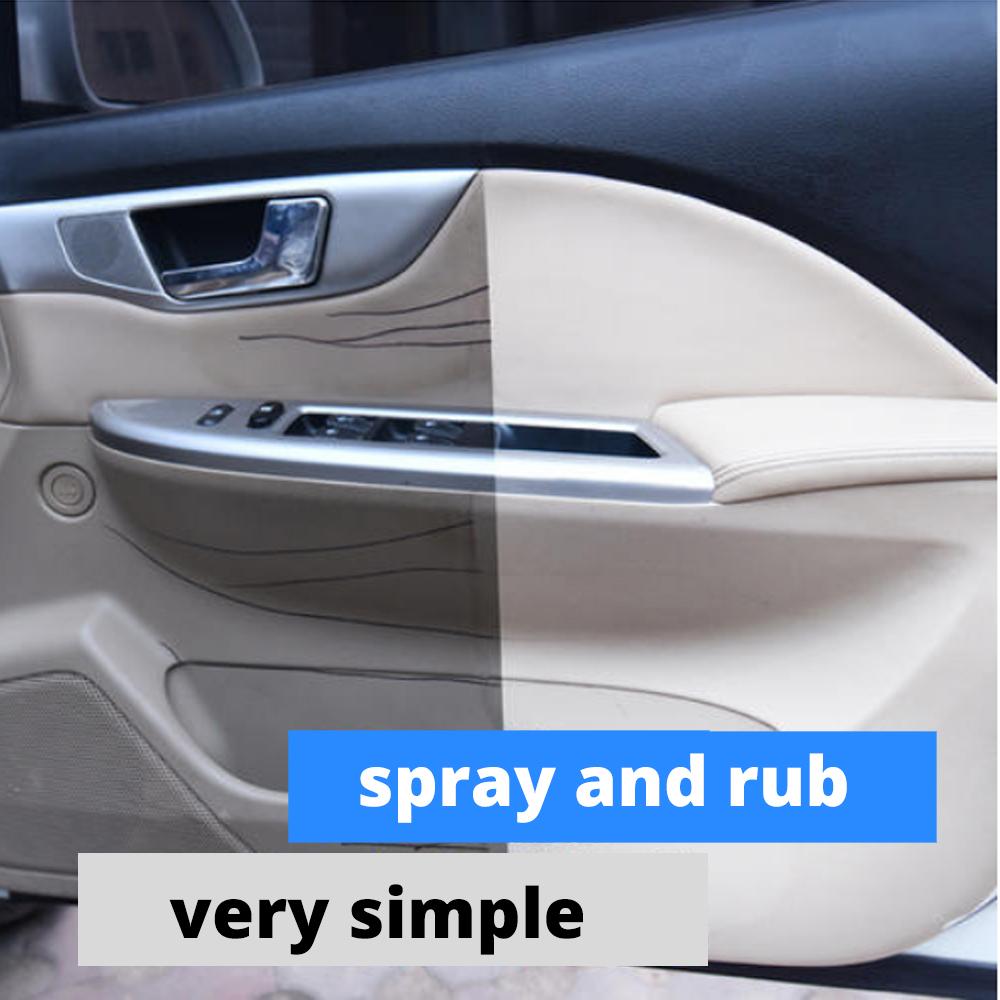 50 мл HVIERO-21 пена для чистки кожи салона автомобиля химчистка средство для чистки — фото 9