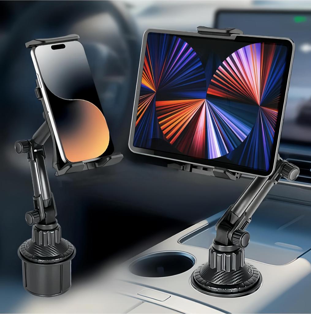 Car phone holder, car cup holder drink holder phone navigation holder, adjustable rotating phone holder