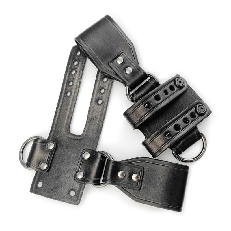 Cutter Sheath Fastener Vegetable Tanned Cow Leather Waist Belt Buckles Clip Carry System for Straight Cutter Sheath Cover