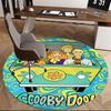 Scooby Doo,Mystery Machine Chair Mat Round Rug Office Carpet, Machine Washable, Non Slip, Suitable for Living Rooms, Bedrooms