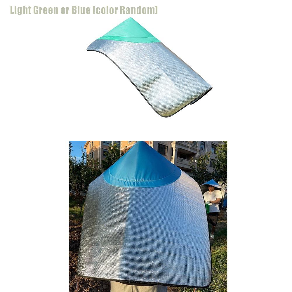 Cloak thi Heat Insulation Sun Hats Cloak thi Extra Large Agricultural Work Hat Sun&UV Rain Resistant Sun Visor Cap Unisex