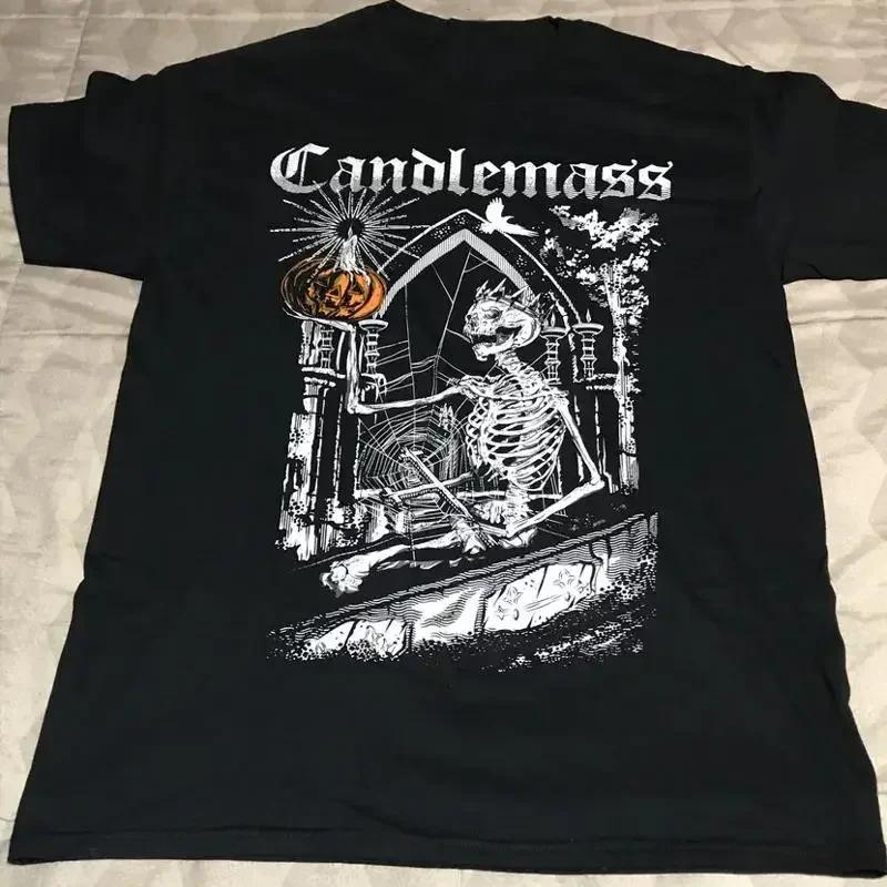 Candlemass Band Black T Shirt Cotton