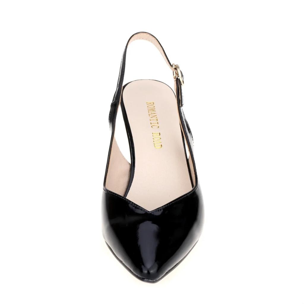 Women Sansals Summer Sexy Pointed Toe 5cm Low Heel Ladies Stilettos Daily All-match High Heels Buckle Strap Wedding Dress Shoes