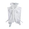 Solid Color Bow Lace Collar Detachable Ruffled edge Collar Fashion Lace Fake Collar  Cosplay