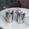 Glass Straw Coffee Cup, Female Ins Feng Shui Cup with Lid, Creative Cup, Internet Celebrity, Same Style Bamboo Node Cup 2025