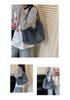 Modische Damen-Jeans-Einkaufstasche mit einer Schulter - Minimalistisch, Vielseitig für Studenten und Pendler