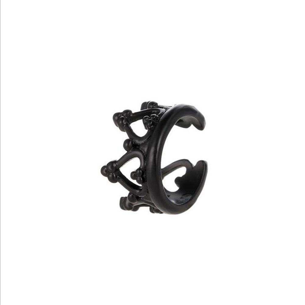 

Unisex Fashion U-clip Earring without Earhole and Painless Clip Earring black #1