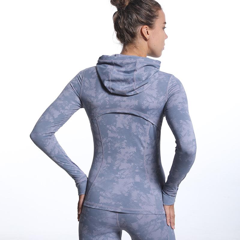 

Lulu Stretch Одежда для йоги Женский спортивный кардиган на молнии с карманами Large