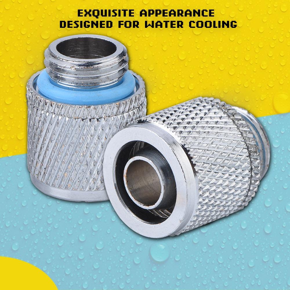 2PCS Durable Water Cooling Compression Fitting Quick Twist Fittings  Computer Water Cooling System
