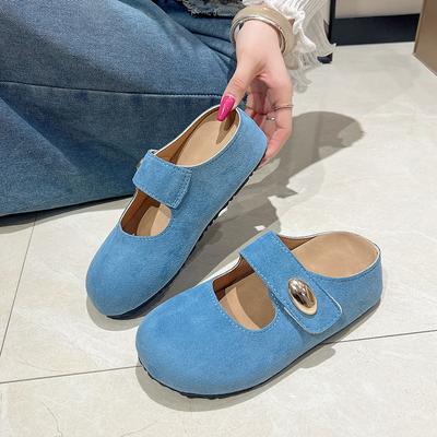 French Retro Bag Head Slippers Women's Spring 2025 New Gentle Fairy Wind Soft Bottom Word with Cool Slippers