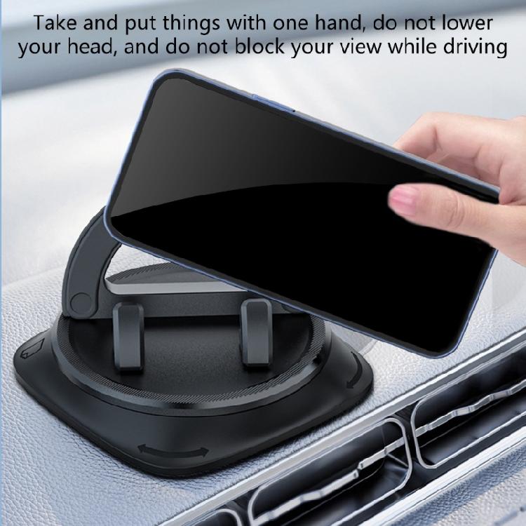 Shockproof Car Phone Mount with Secure Suction & Universal Heavy Duty ABS Car Phone Holders Upgrades For Dashboard