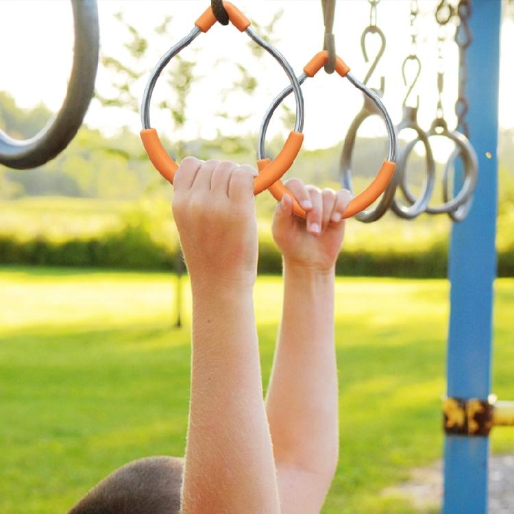 Pull Up Rings for Exercise Strength Training Hanging Straps Rings Indoor Fitness