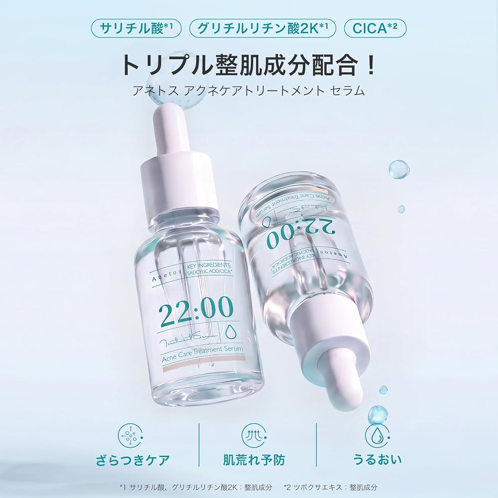 Anetos Treatment Serum BHA Glycyrrhizic Acid 2K CICA Pore Care 15mL