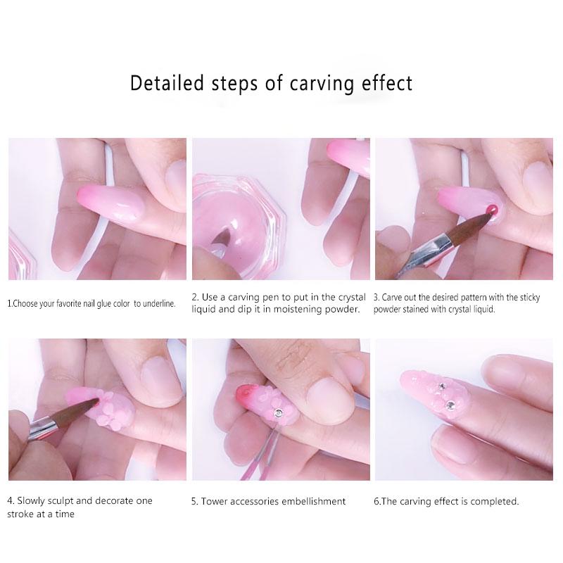 Buy Beautiful Dipping Nail Powders Base Coat Gradient Nail at