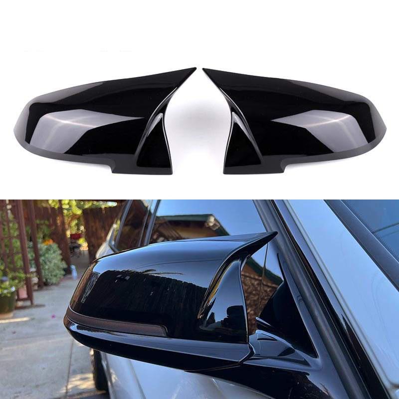 

Carbon Pattern Rearview Mirror Cover for BMW 1, 3, 4 Series (F30, F20, F32) Gloss Black